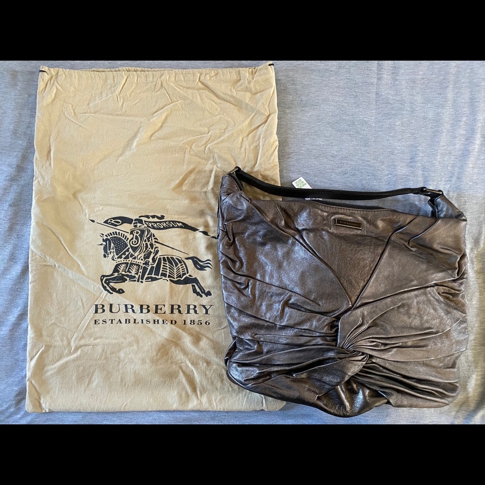 Authentic Burberry Maggie hobo bag